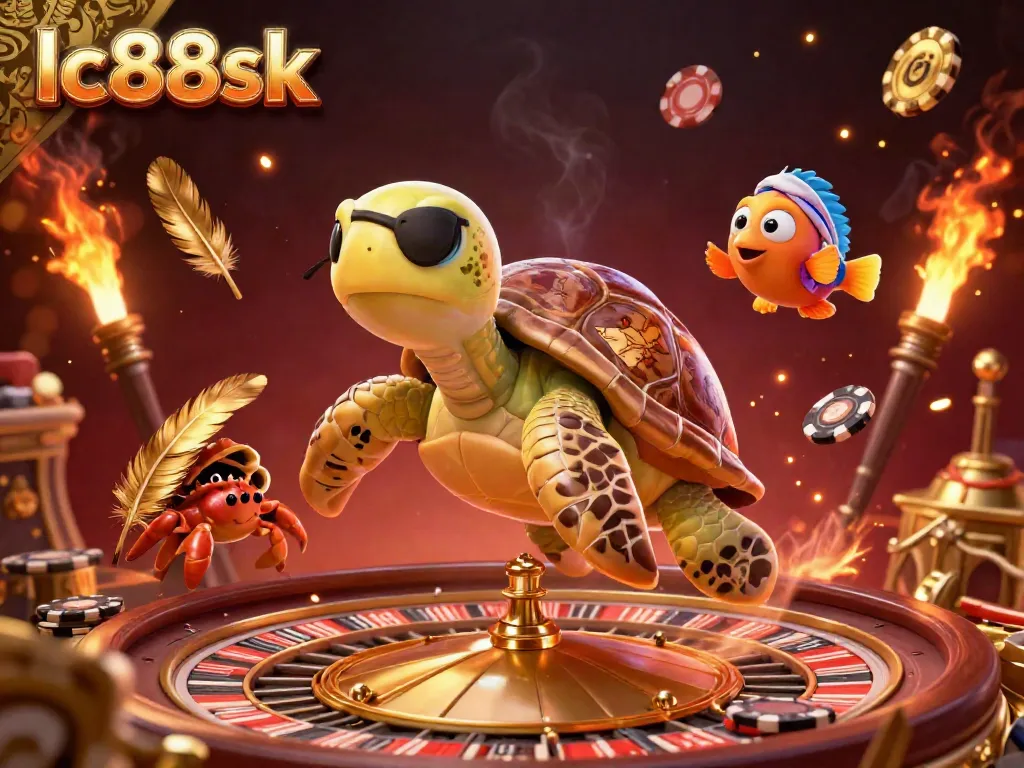 Immerse in the excitement of lc88sk with colorful characters and dynamic casino elements around famous games.