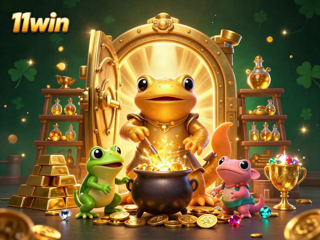 Experience the excitement of 11win as the golden alchemist transforms base metals into coins.
