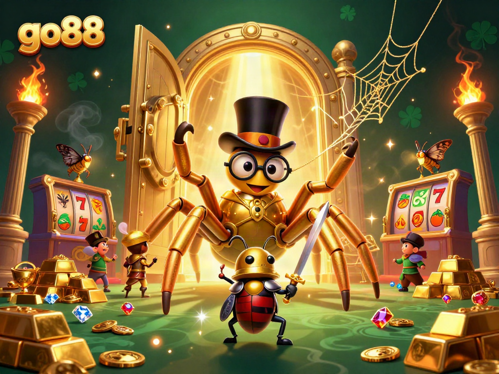Engage with go88's thrilling casino adventures featuring vibrant 3D characters and treasures