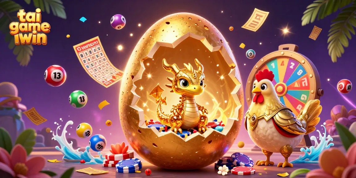 Engage in tai game iwin with a vibrant scene featuring a golden dragon and dynamic casino elements.