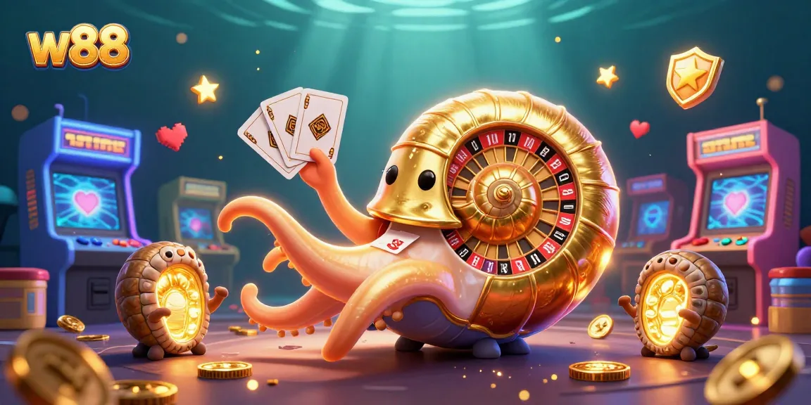 bet big on w88 with high-stakes cards and glowing arcade excitement