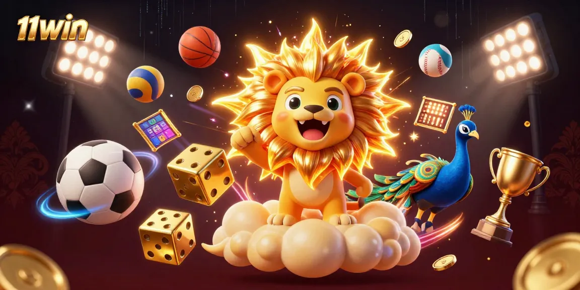 Engage with thrilling sports bets at 11WIN under a vibrant 3D casino atmosphere.