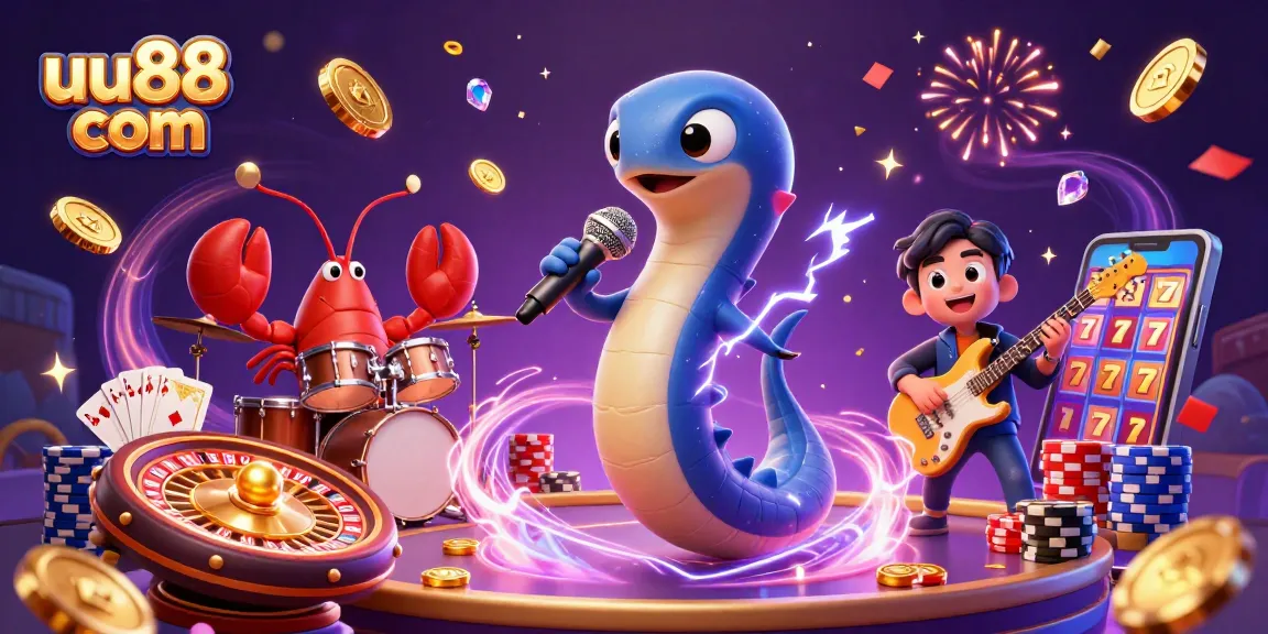 Experience thrilling gameplay at uu88 com with vibrant characters and casino elements in an underwater stage.